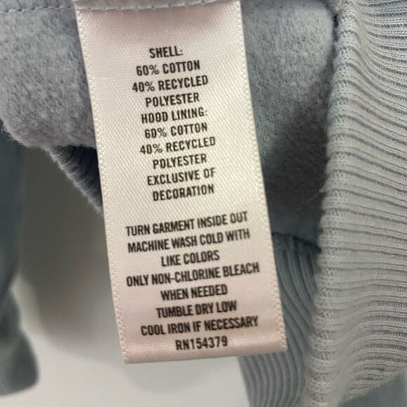 Aeropostale Aero Dwntme Light Blue Zip Up Hoodie Men’s Size XS - Picture 5 of 7